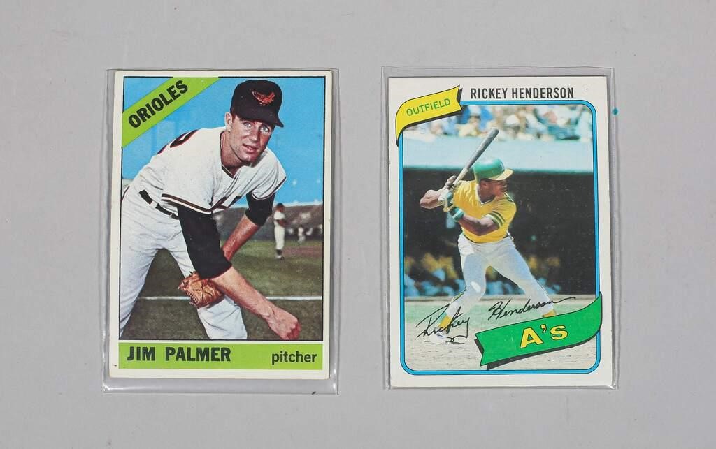 JIM PALMER RICKEY HENDERSON ROOKIE 340faa