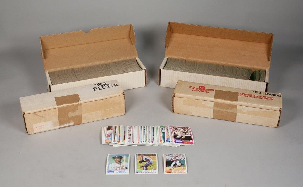 BASEBALL CARDS COMPLETE SETS 1981