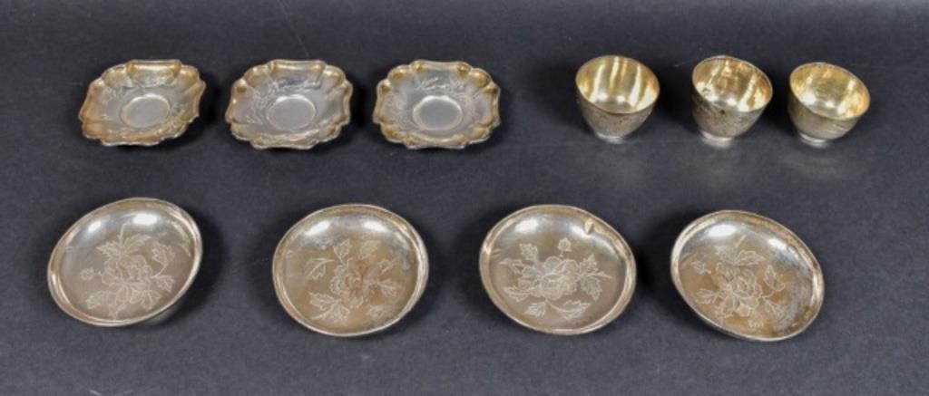 CHINESE SILVER GROUPING10 pieces 341030