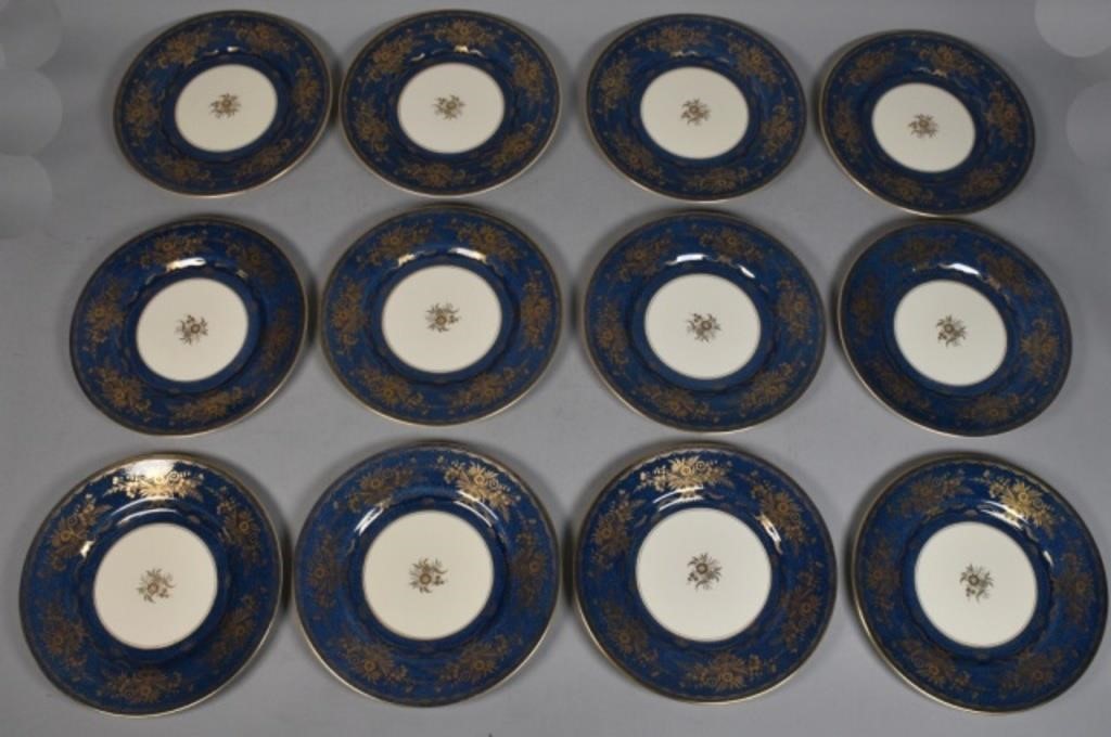 12 MINTONS PORCELAIN DINNER PLATES12