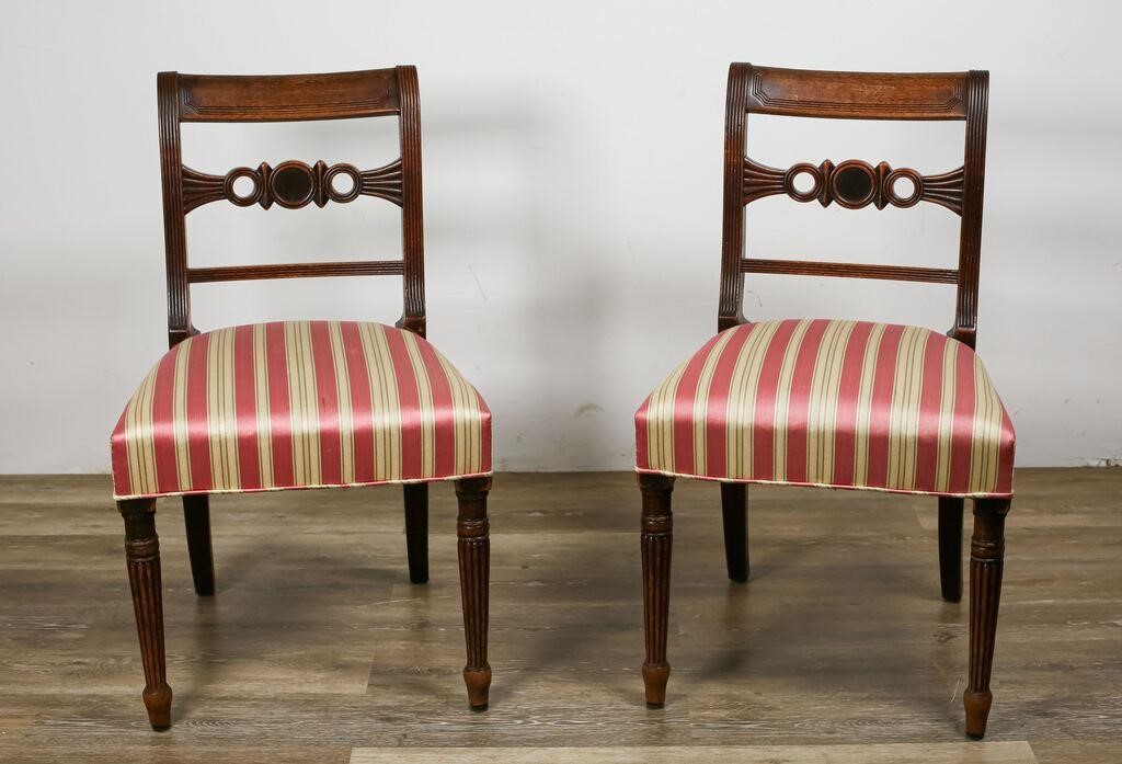 PAIR OF LOUIS XVI STYLE SIDE CHAIRSPair