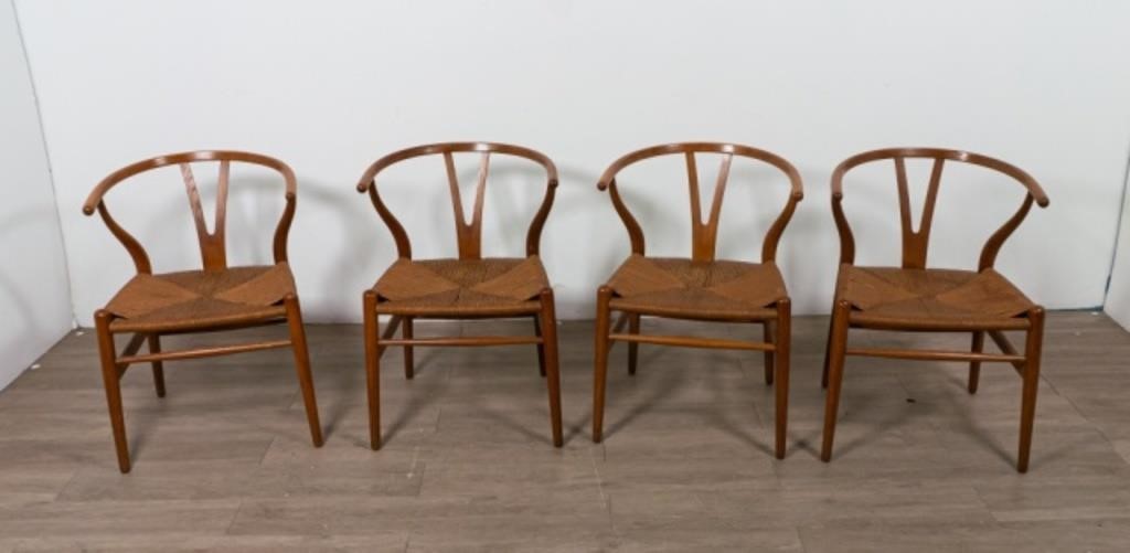 4 CARL HANSEN & SON DANISH WISHBONE