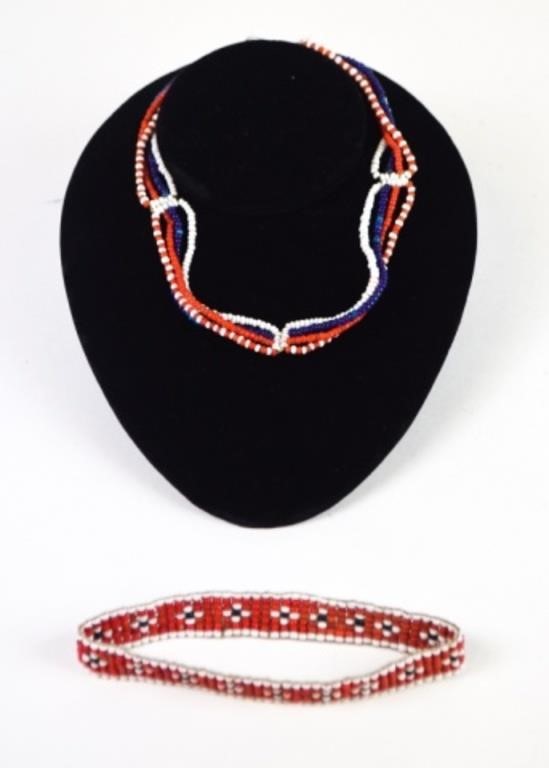 BEADED NECKLACESBeautiful set of 34116e