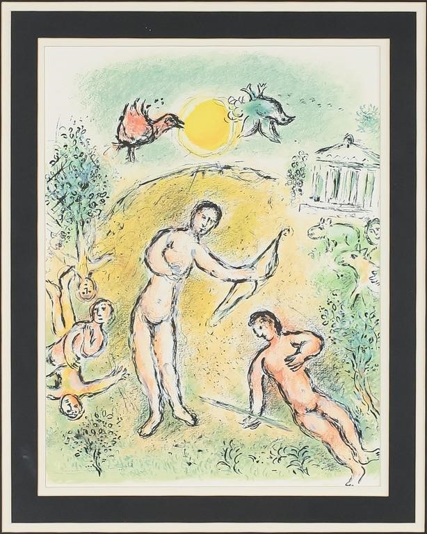 AFTER MARC CHAGALL LITHOGRAPH  3411d2