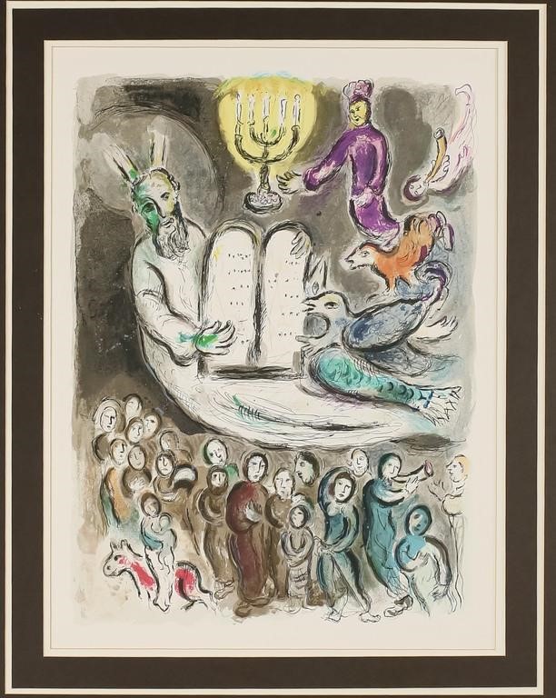 AFTER MARC CHAGALL LITHOGRAPH  3411cf