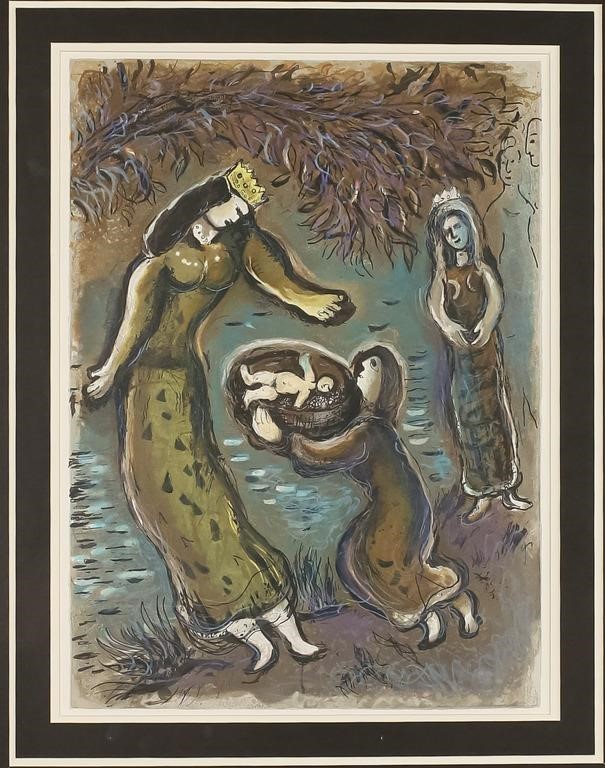 AFTER MARC CHAGALL LITHOGRAPH  3411d0