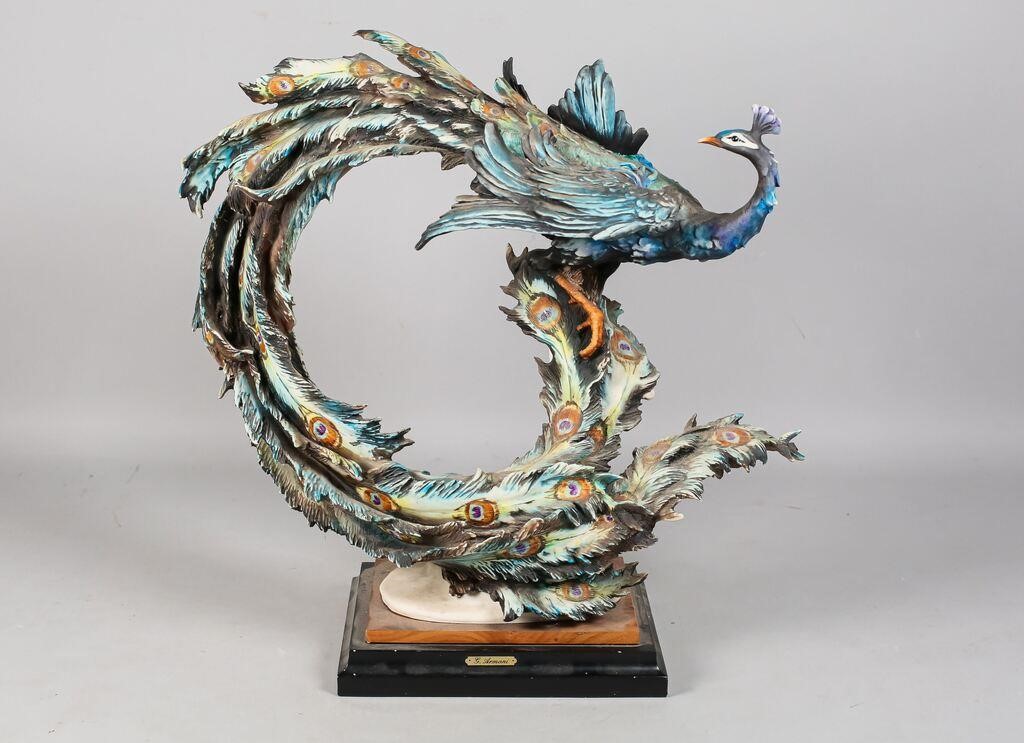 GIUSEPPE ARMANI PEACOCK CAPODIMONTE 341200