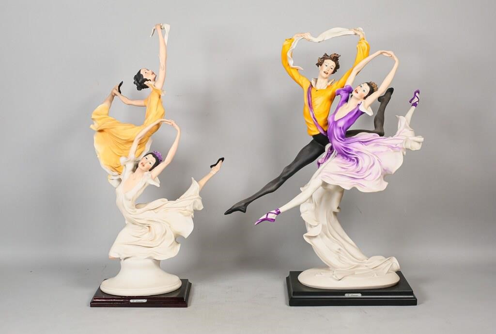 2 ARMANI CAPODIMONTE PORCELAIN DANCER