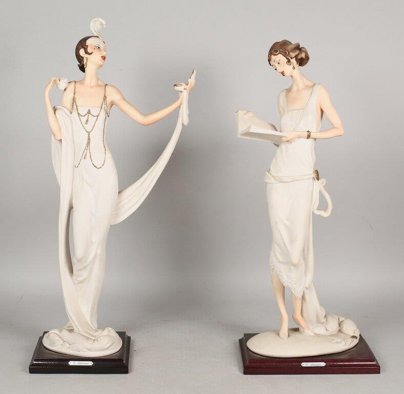 2 GIUSEPPE ARMANI CAPODIMONTE PORCELAIN