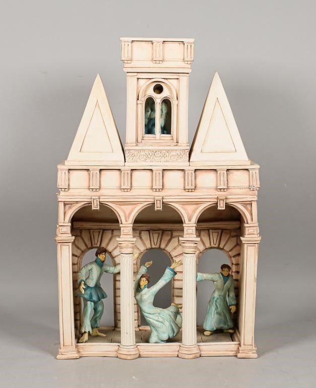 SHELLEY BUONAIUTO CLAY SCULPTURE MONASTERYShelley