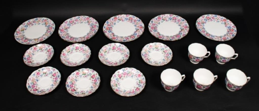 16 PIECE STAFFORDSHIRE SPRINGTIME SET16