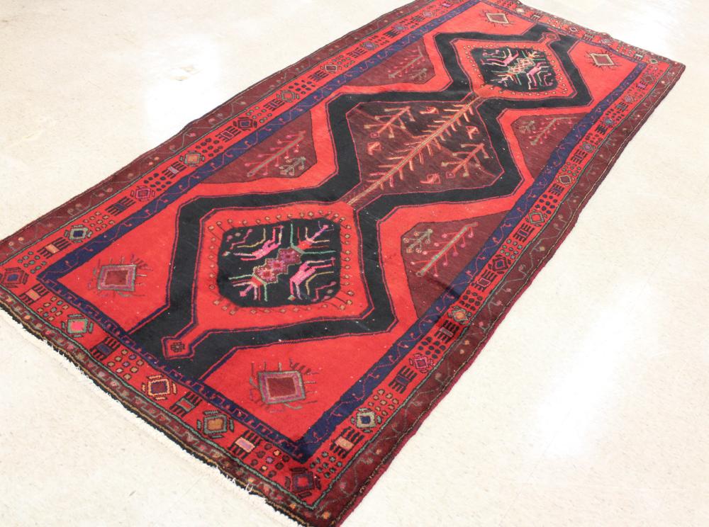 HAND KNOTTED PERSIAN TRIBAL RUGHAND 341287