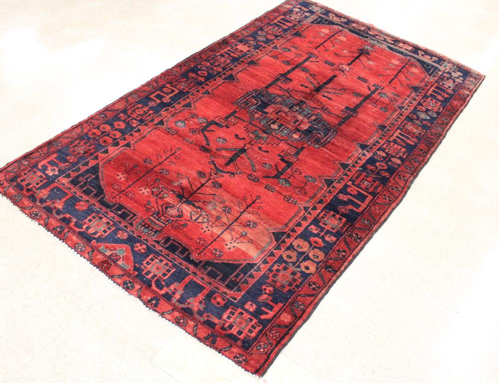 HAND KNOTTED PERSIAN TRIBAL RUGHAND 3412a8