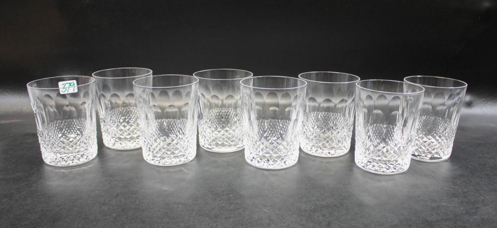 SET OF EIGHT WATERFORD CUT CRYSTAL