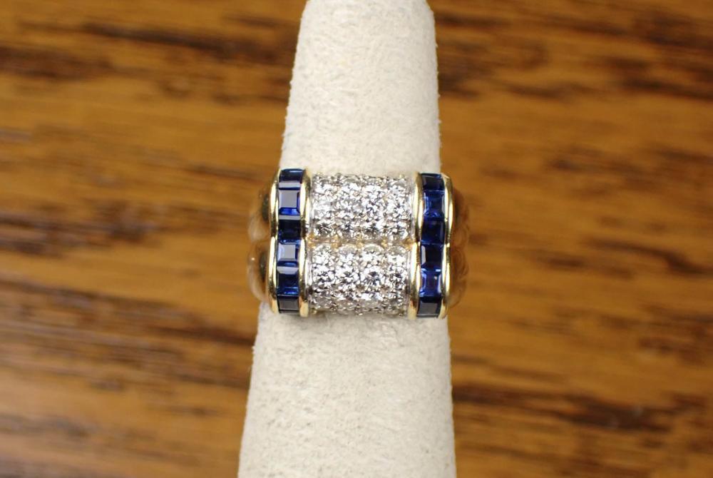 DIAMOND SAPPHIRE AND EIGHTEEN 3412c9