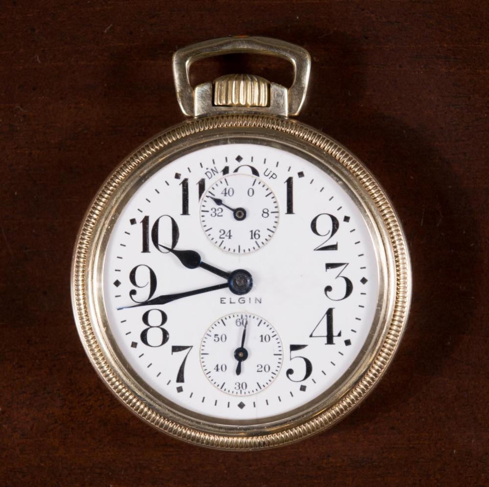 ELGIN B.W. RAYMOND OPEN FACE POCKET