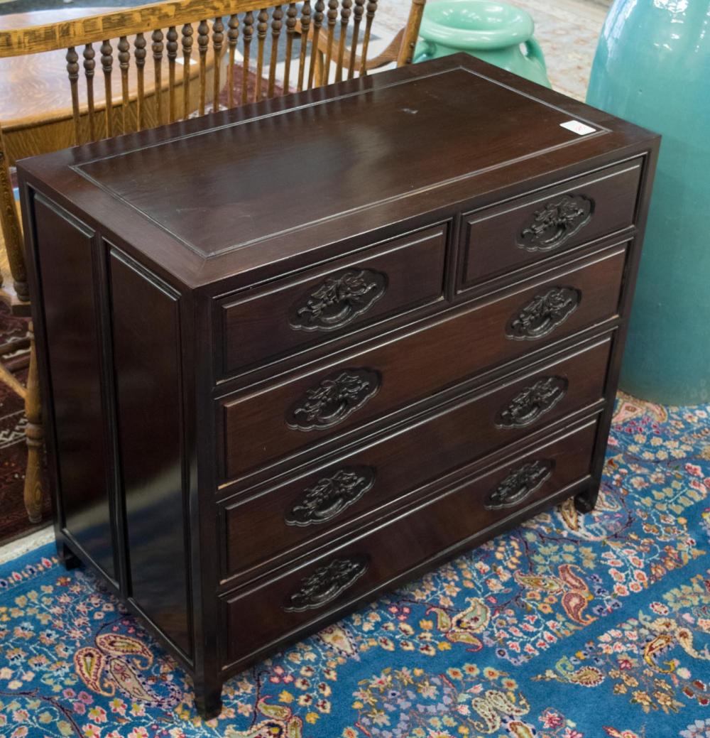 CHINESE EXPORT ROSEWOOD CHEST OF 3413d0