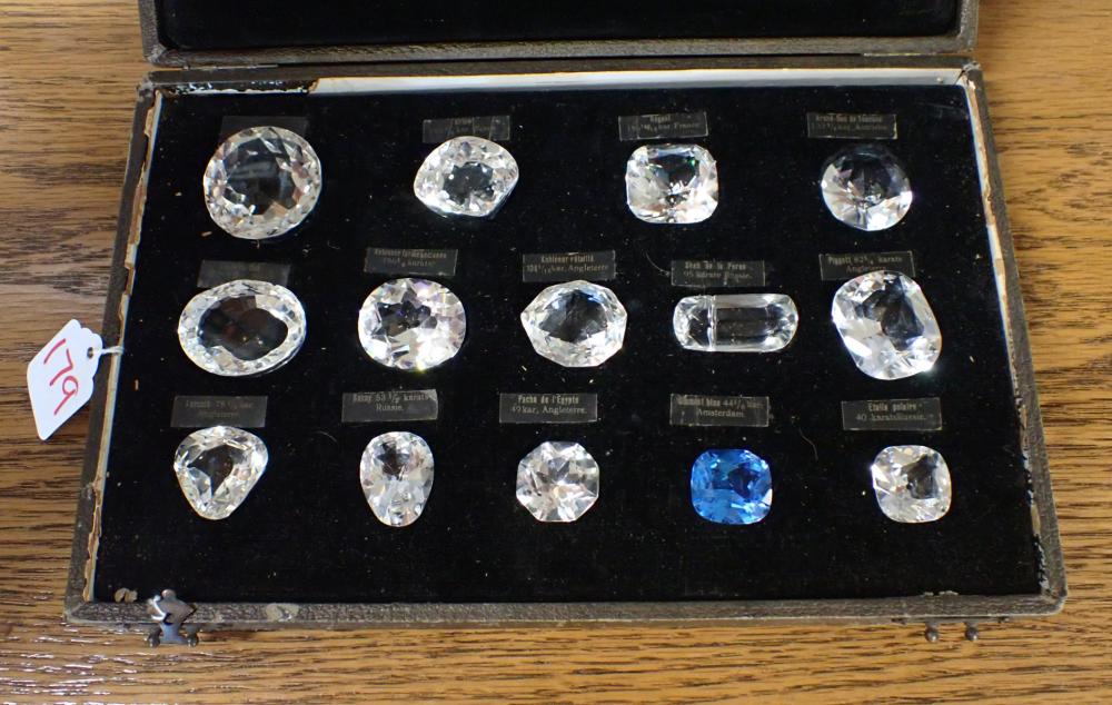 JEWELERS DISPLAY OF FOURTEEN HISTORIC