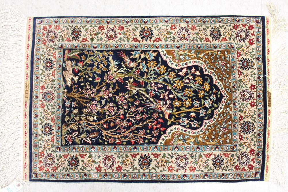 PERSIAN SILK PRAYER RUGPERSIAN 34145d