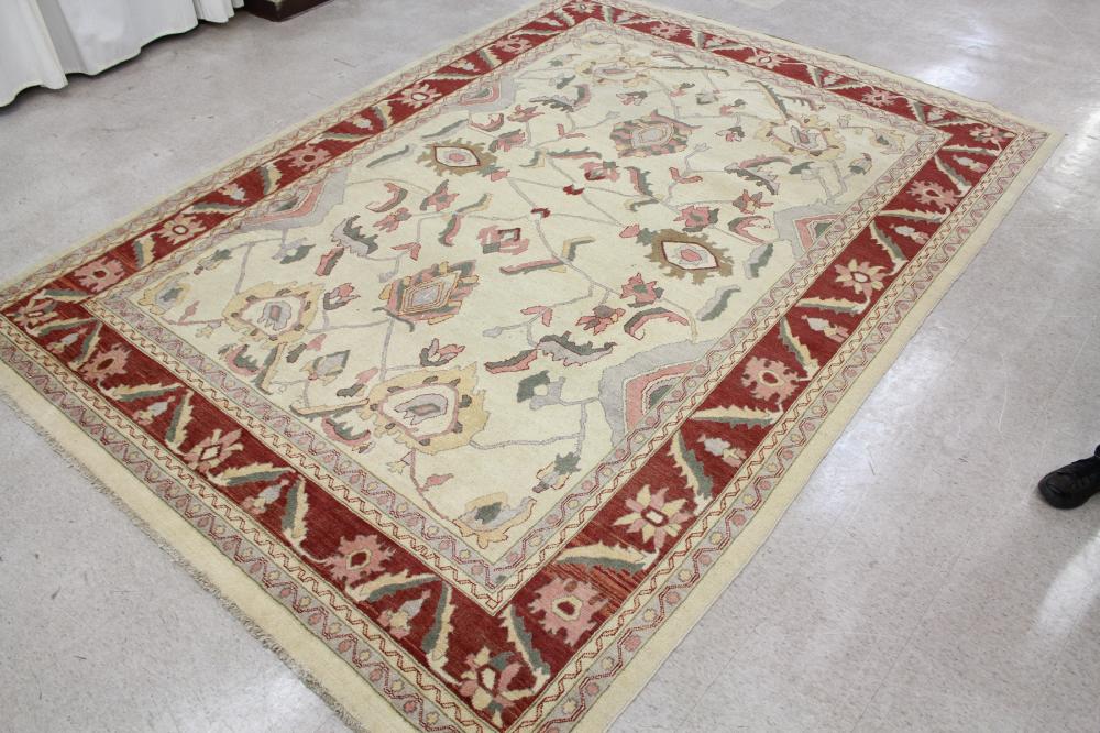 HAND KNOTTED ORIENTAL CARPETHAND 3414df