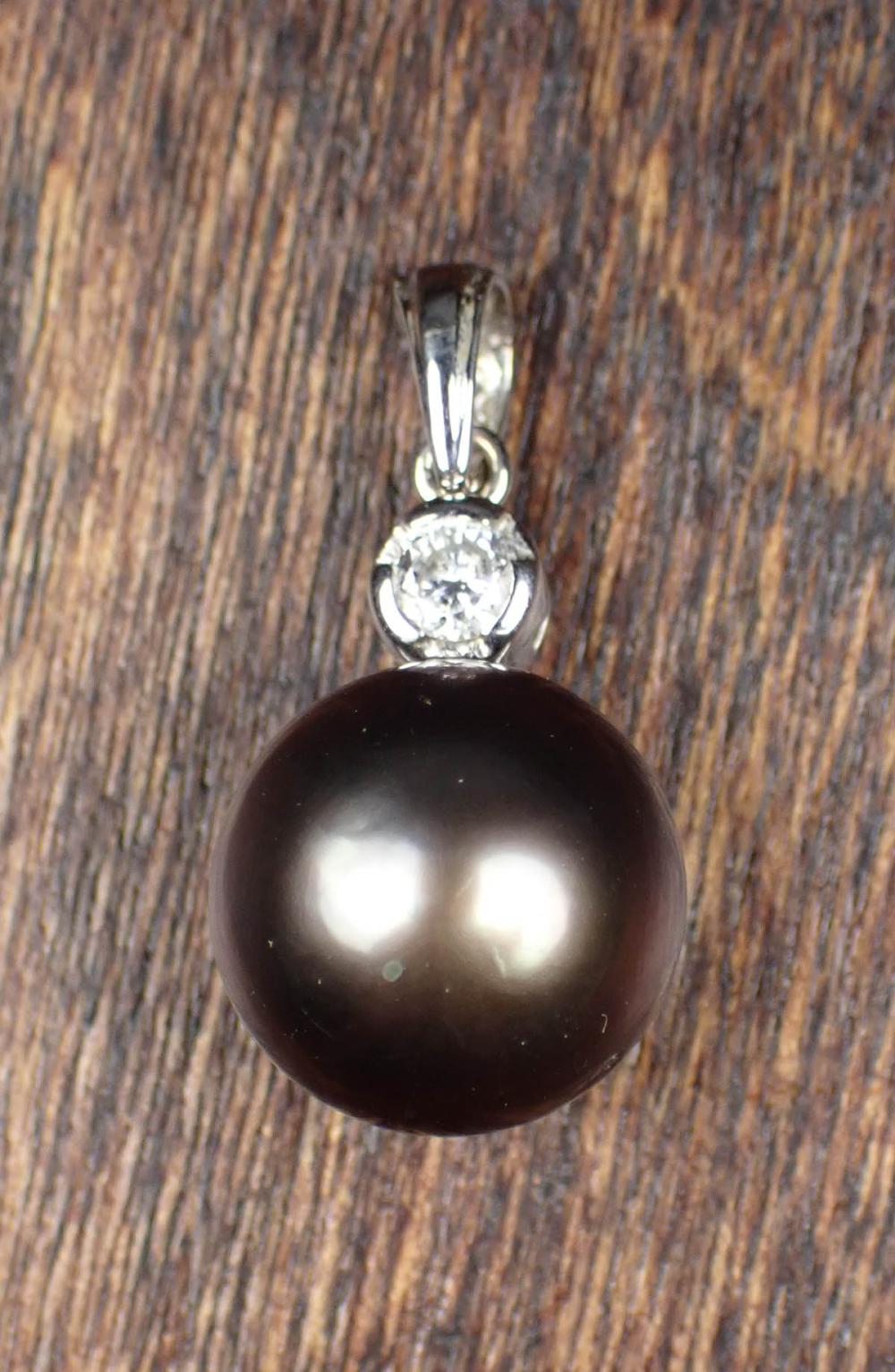 TAHITIAN PEARL DIAMOND AND GOLD 34166e