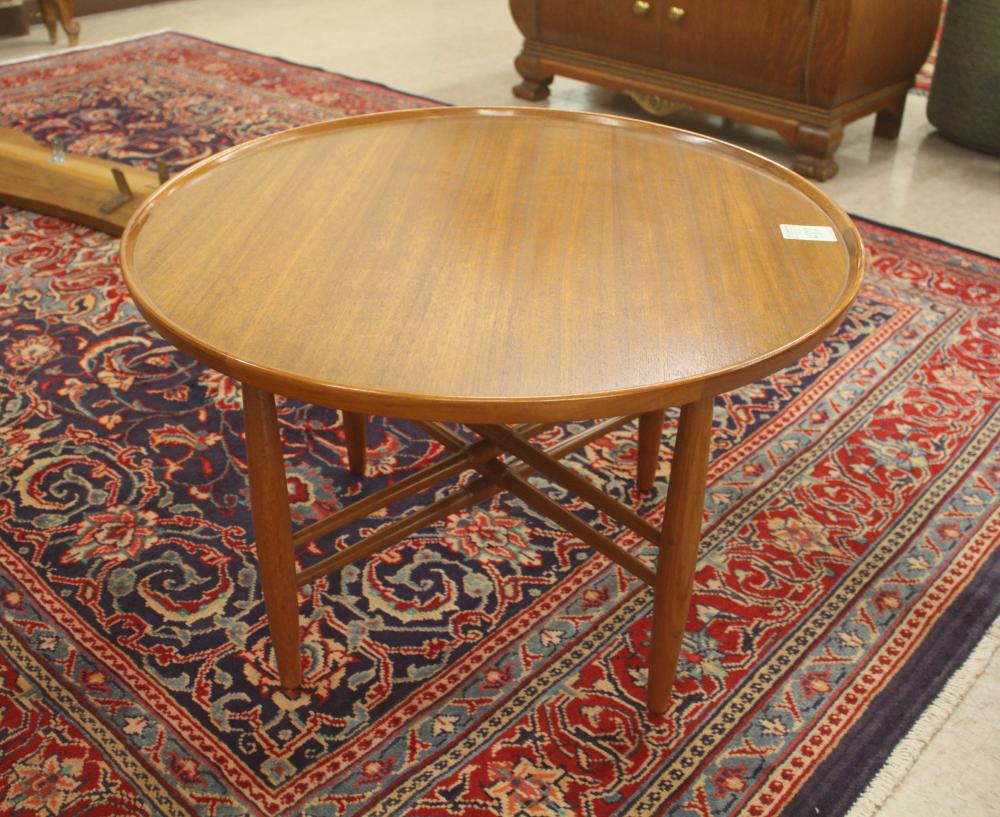 ROUND DANISH MID-CENTURY MODERN