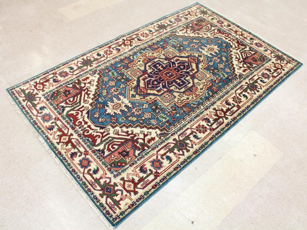 HAND KNOTTED ORIENTAL AREA RUGHAND 3417dc