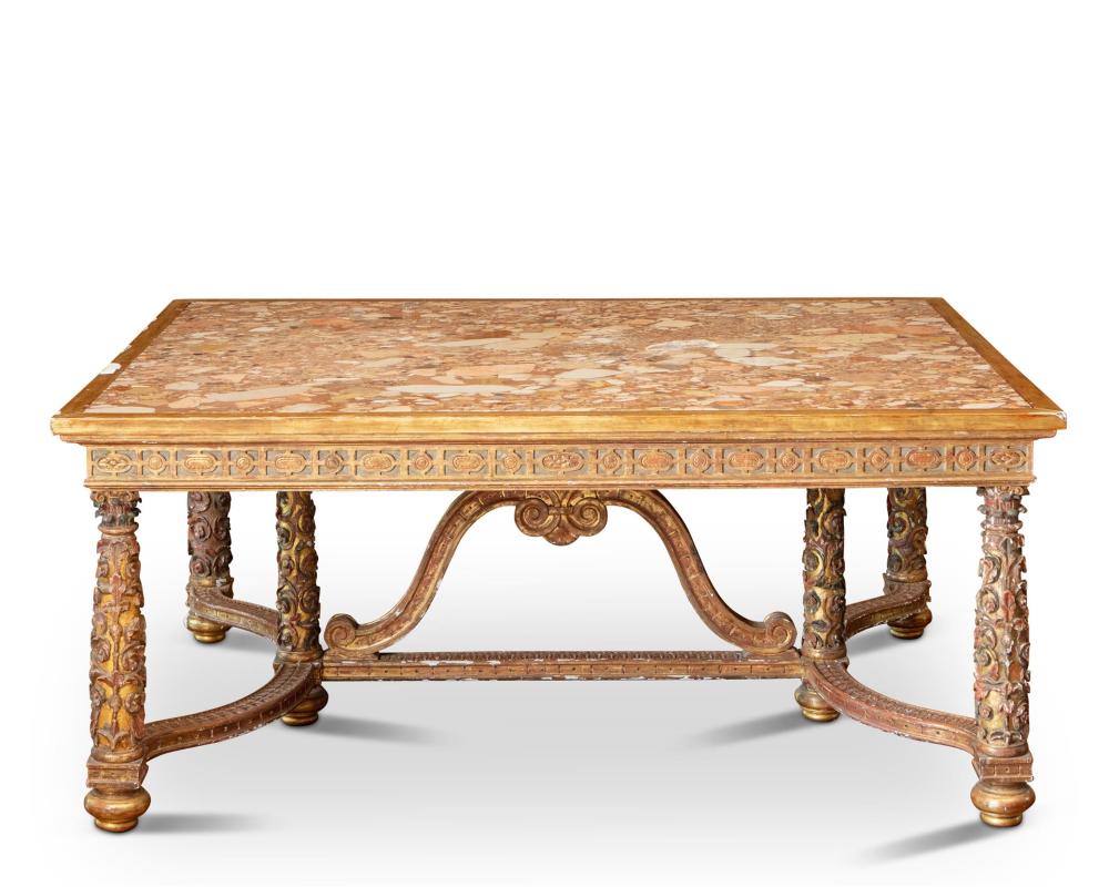 A CONTINENTAL LIBRARY TABLEA Continental