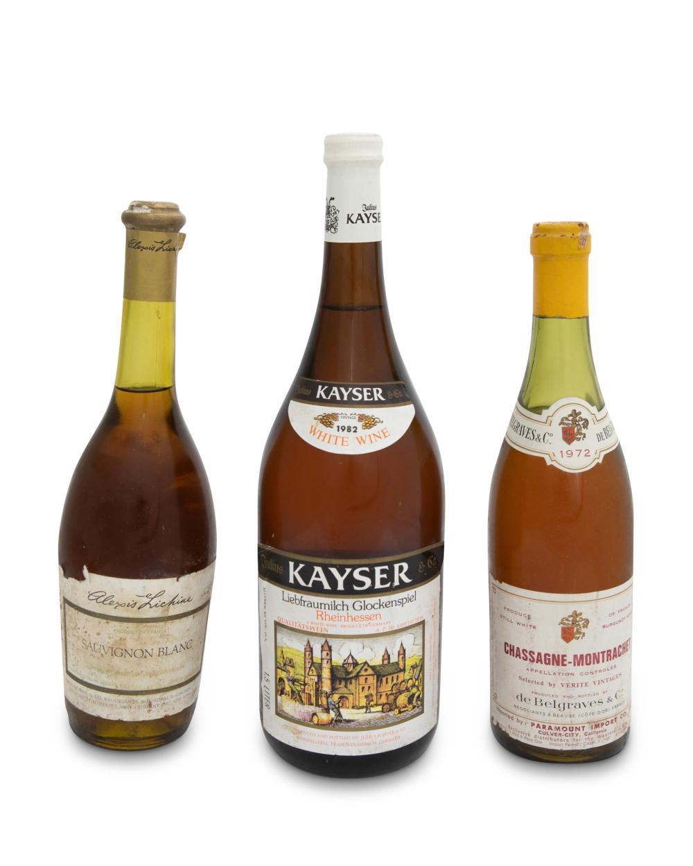 A SELECTION OF WHITE WINE (9)A