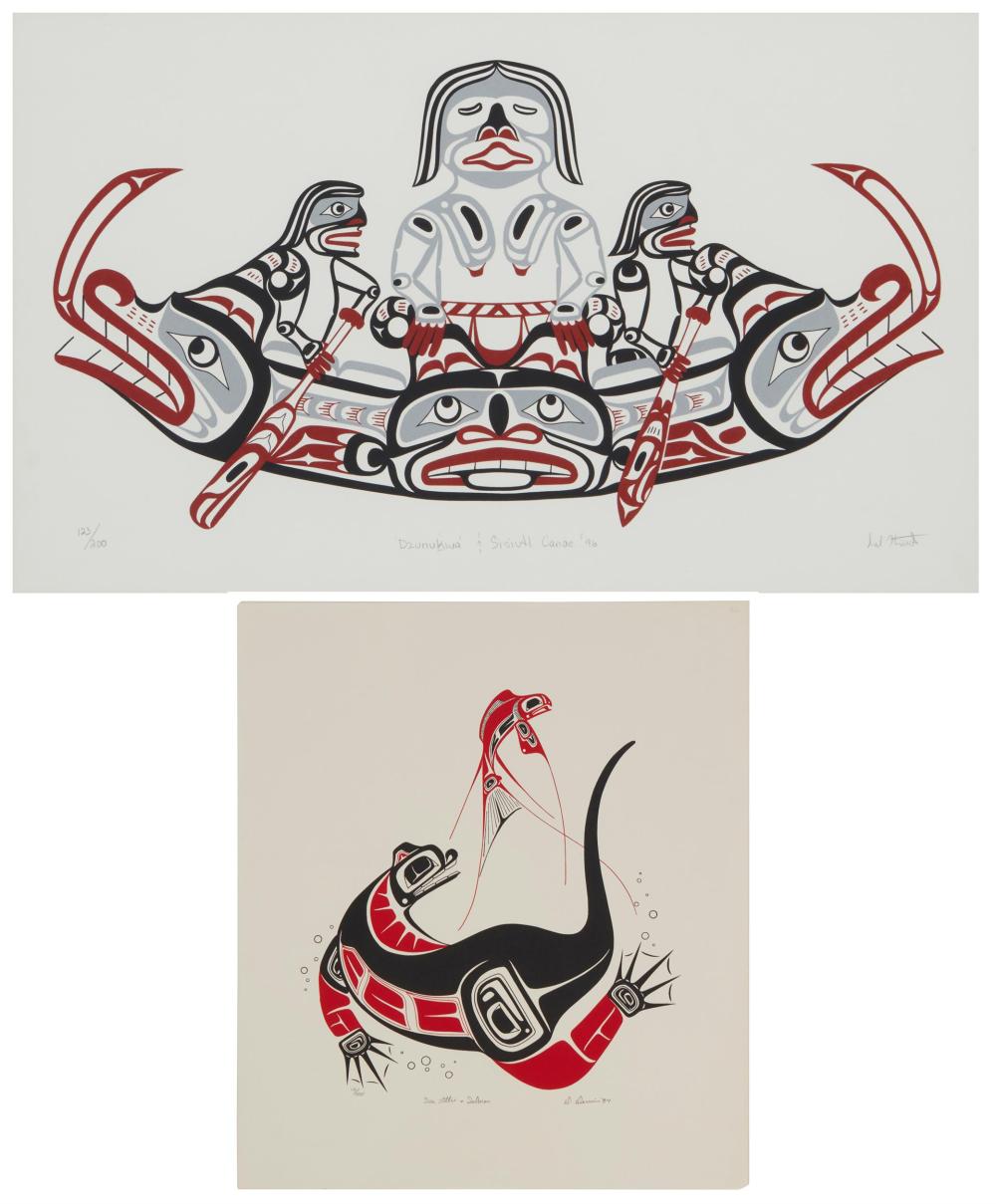 TWO CANADIAN FIRST NATIONS PRINTS 34427b