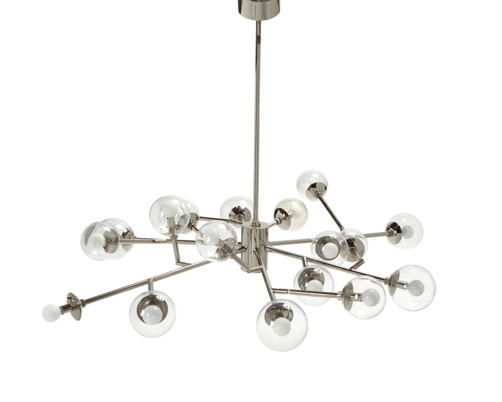 AN ITALIAN MURANO GLASS GLOBE CHANDELIERAn 344315