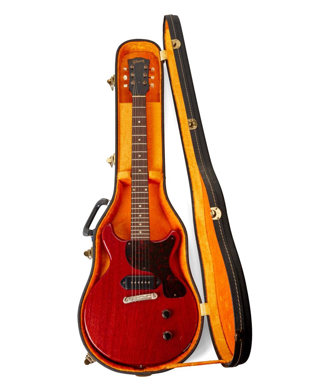 A GIBSON LES PAUL JR. ELECTRIC GUITARA