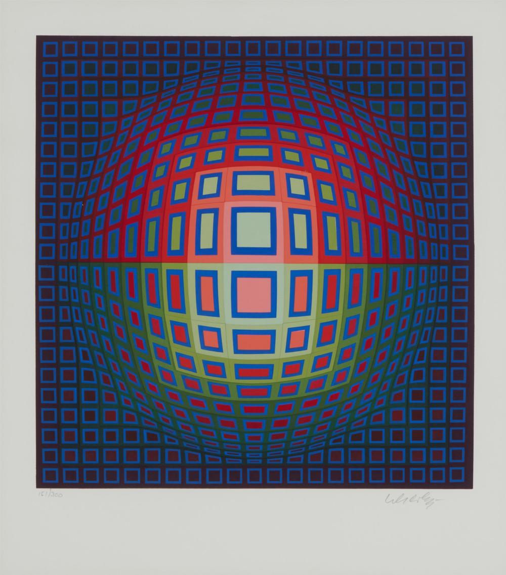 VICTOR VASARELY, (1906-1977, FRENCH),