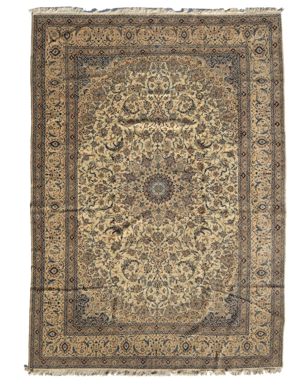 A NAIN AREA RUGA Nain area rug,