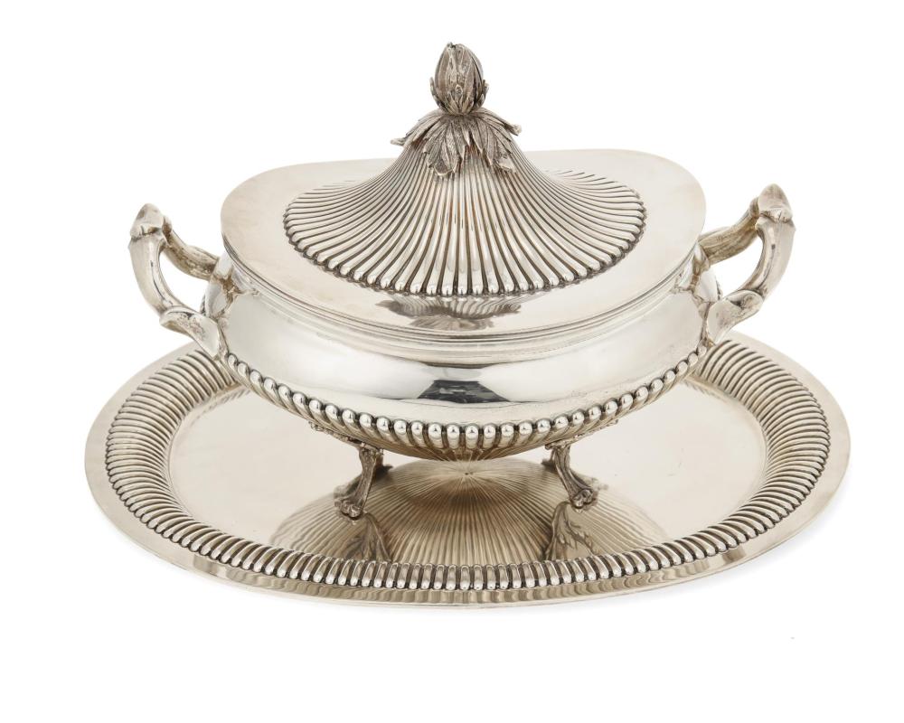 A PORTUGUESE STERLING SILVER TUREEN 3444af