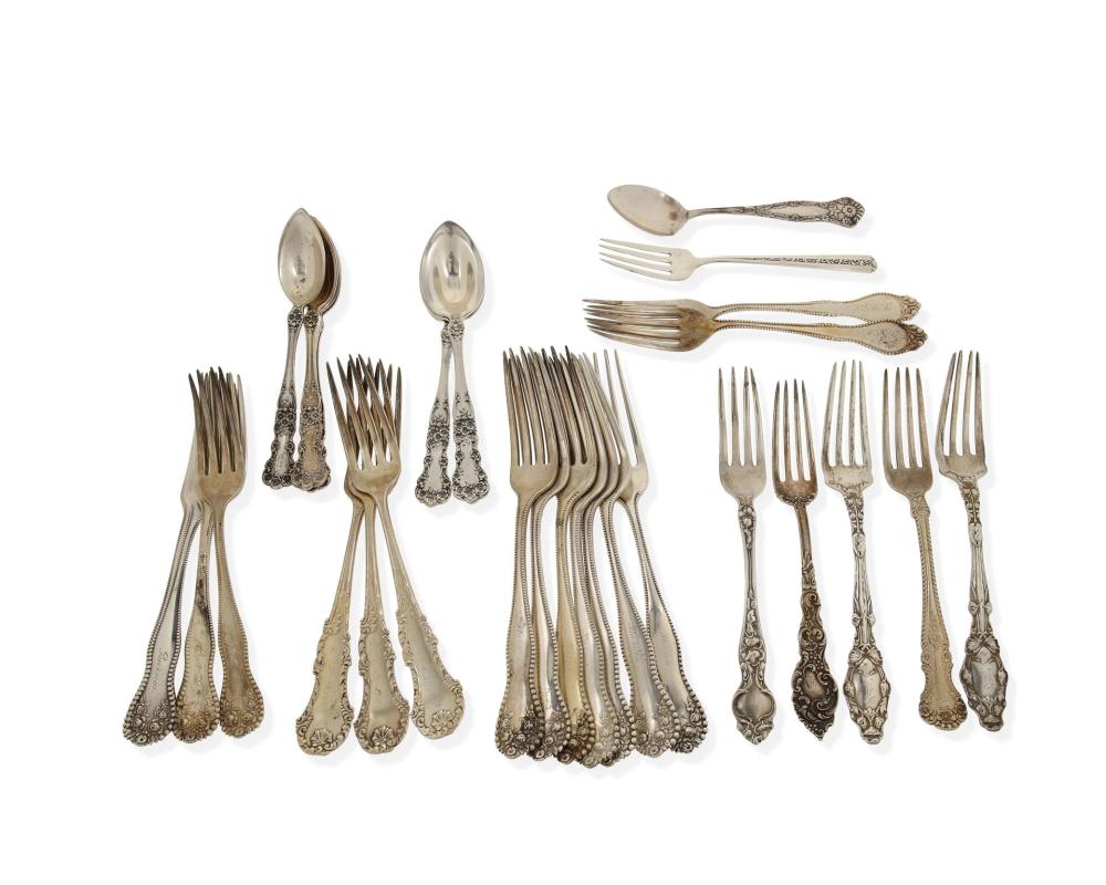 A GROUP OF STERLING SILVER FLATWAREA 3445e4