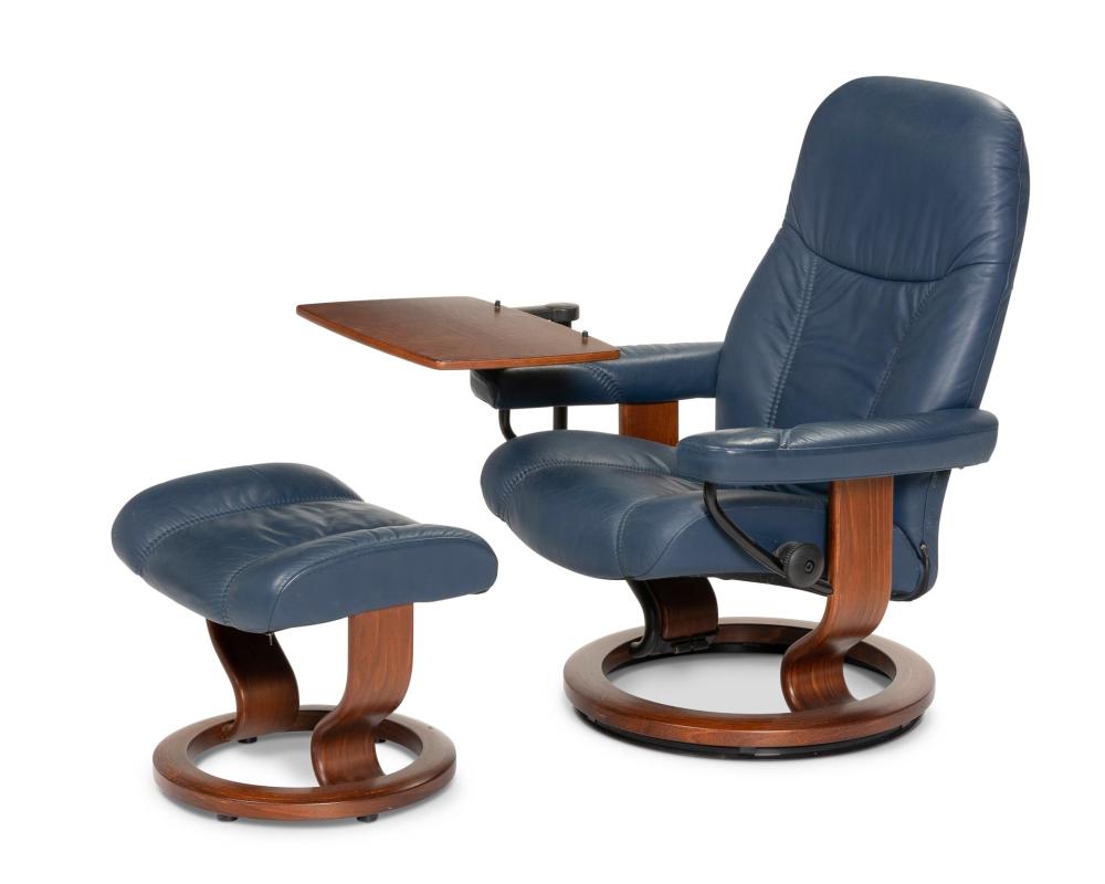 AN EKORNES STRESSLESS RECLINING