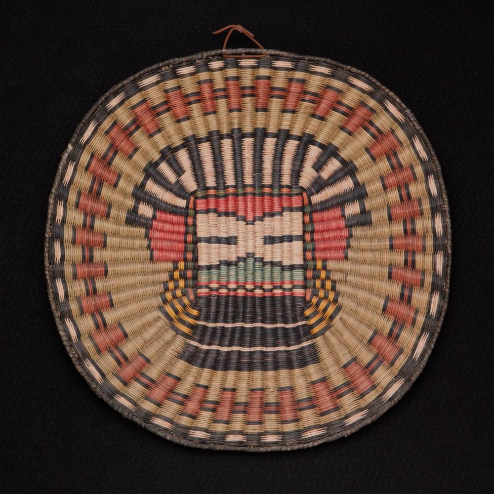 A POLYCHROME HOPI SECOND MESA WICKER 3447af