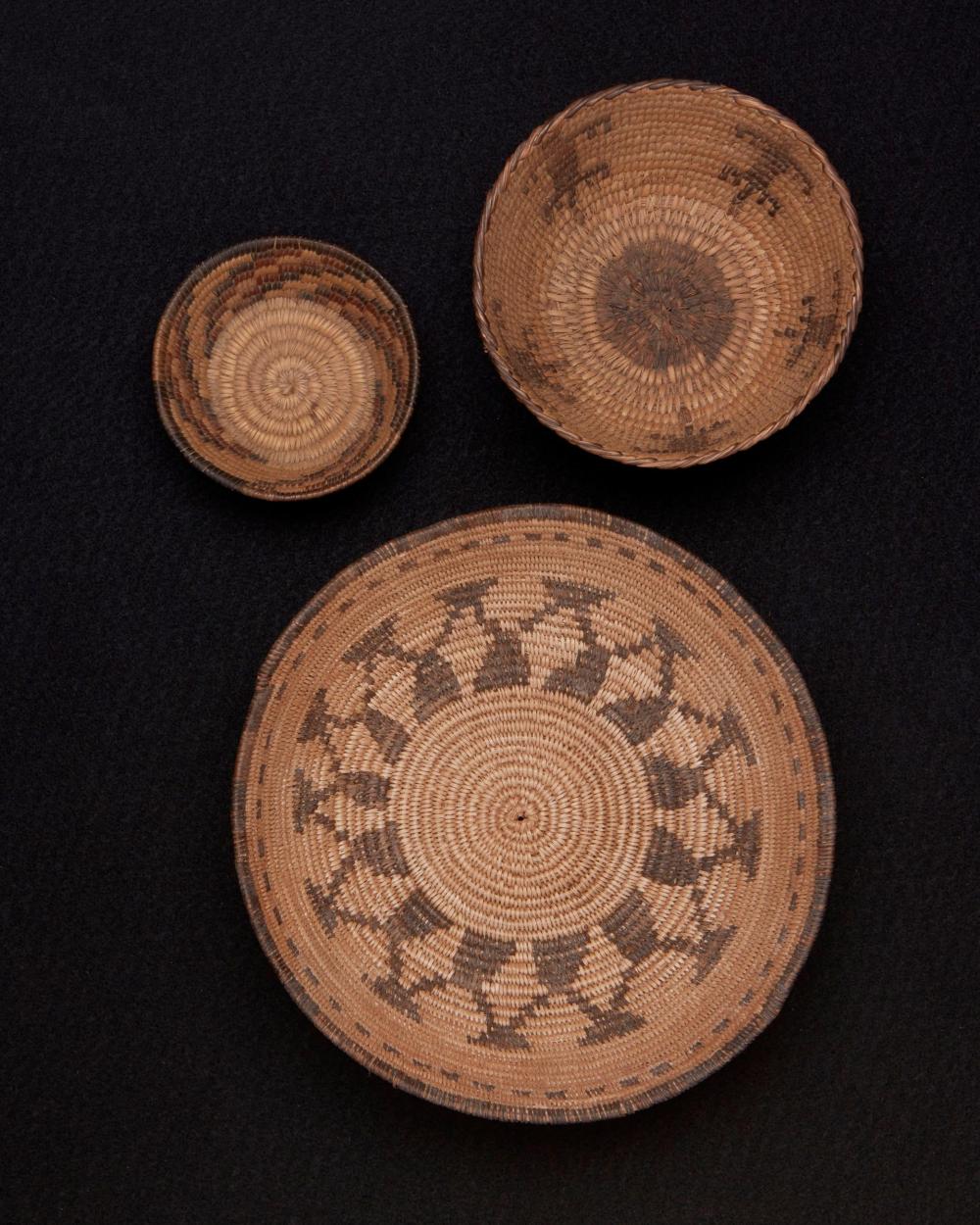 A GROUP OF SOUTHWESTERN BASKETSA