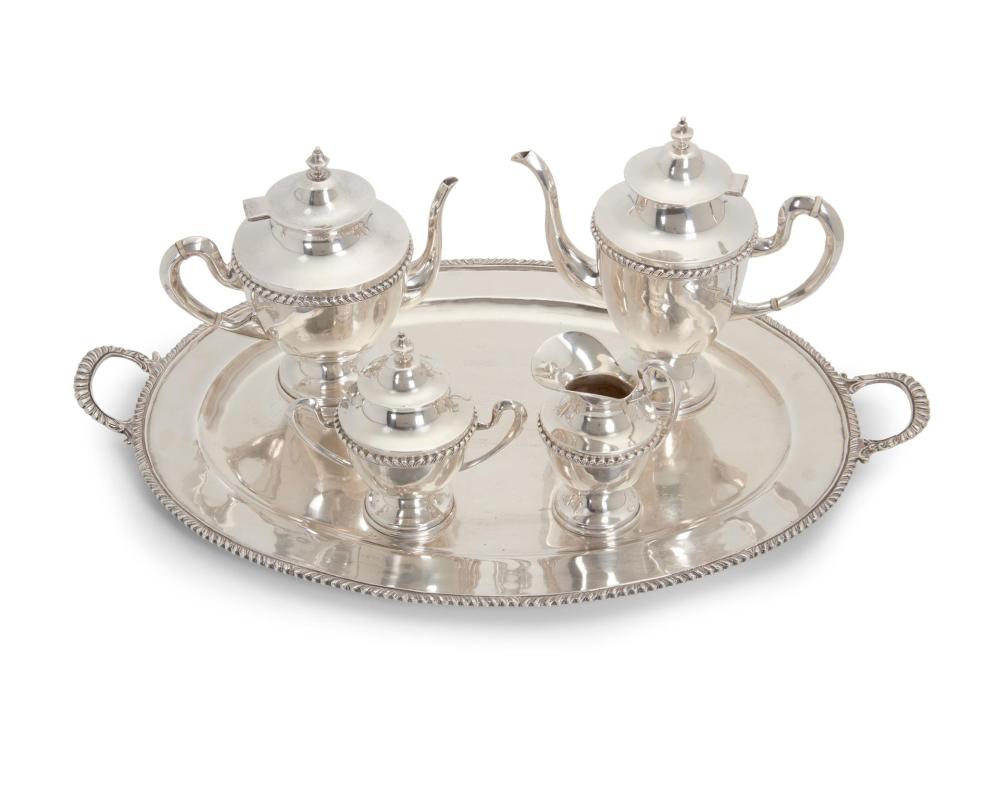 AN EDDIE'S STERLING SILVER TEA