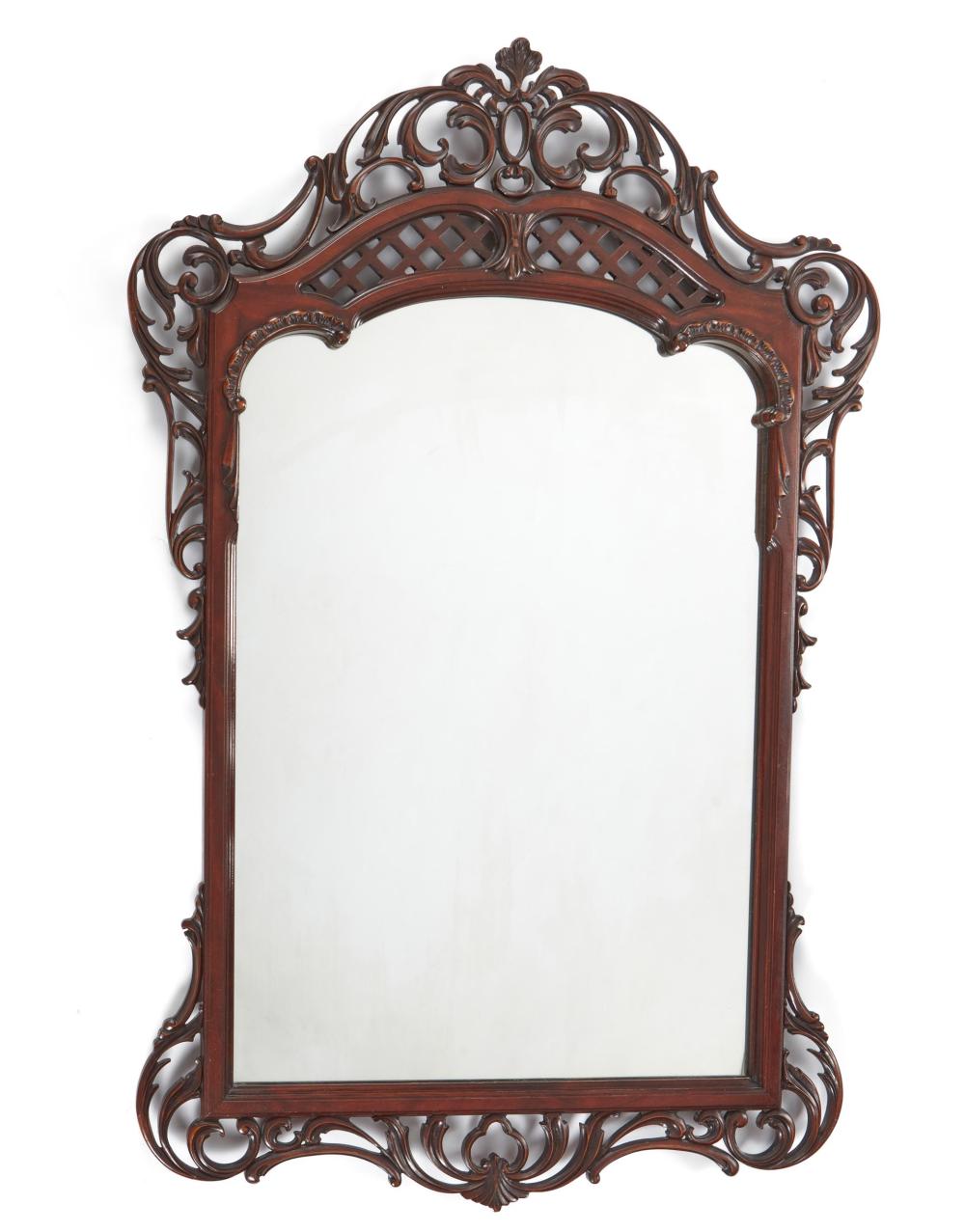 A FRENCH LOUIS XV STYLE WALL MIRRORA 344986