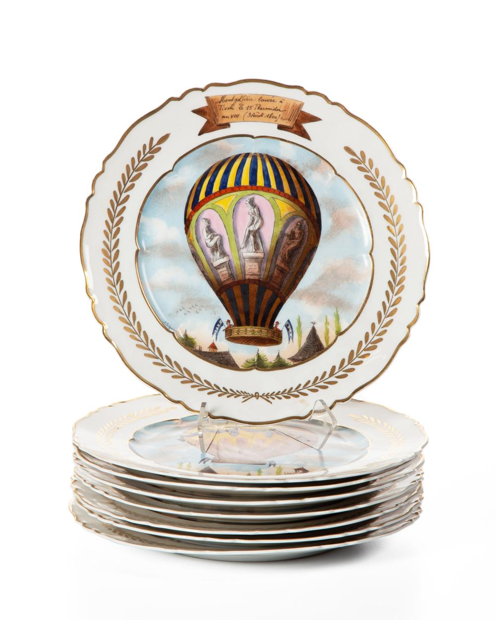 A SET OF FRENCH HOT AIR BALLOON 344a2d