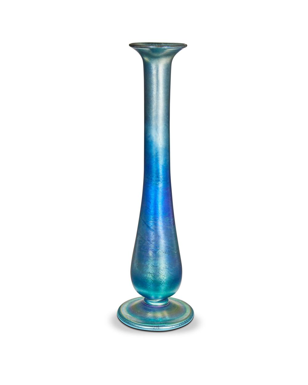 A BLUE L C TIFFANY FAVRILE GLASS 344a6a