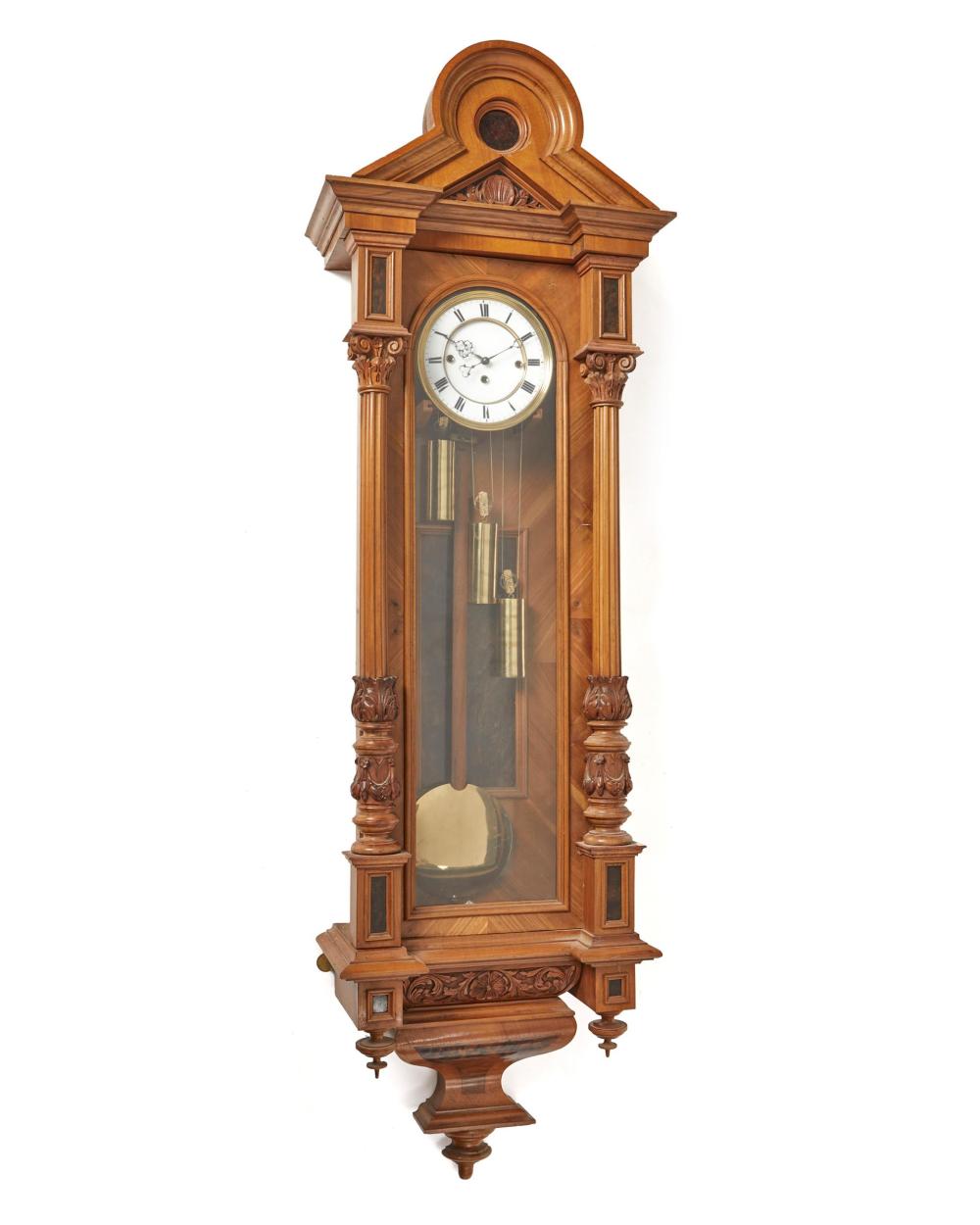 A VIENNA REGULATOR WALL CLOCKA 344aee