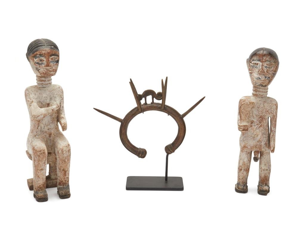 THREE WEST AFRICAN OBJECTSThree 344b64