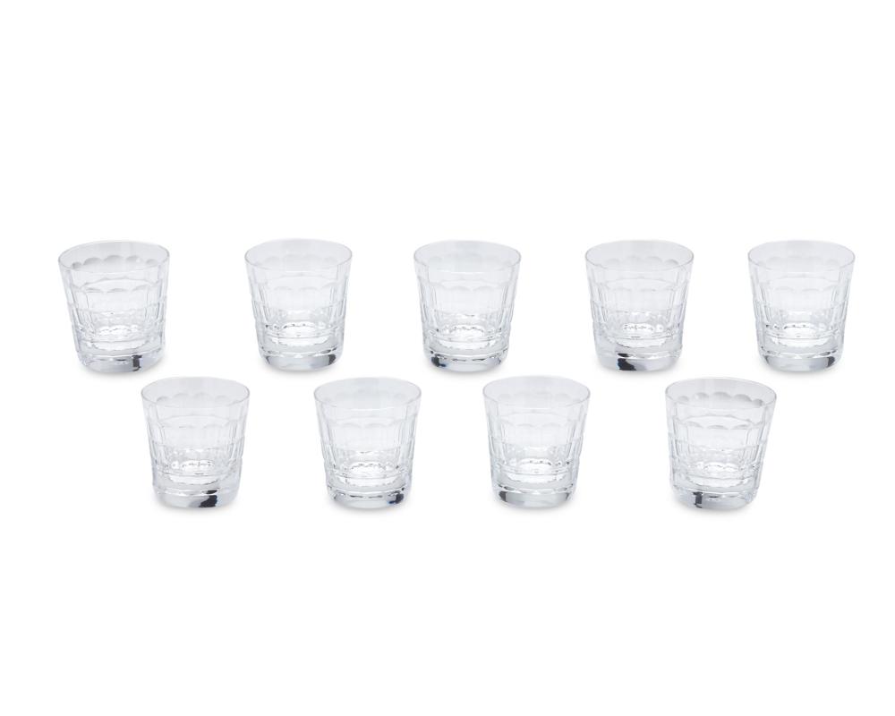 A SET OF BACCARAT CHARMES CRYSTAL 344cbc