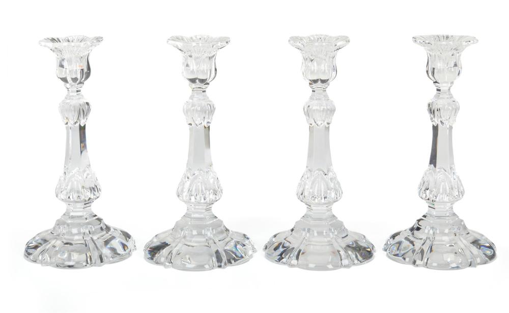 A SET OF FOUR BACCARAT CRYSTAL 344dfe