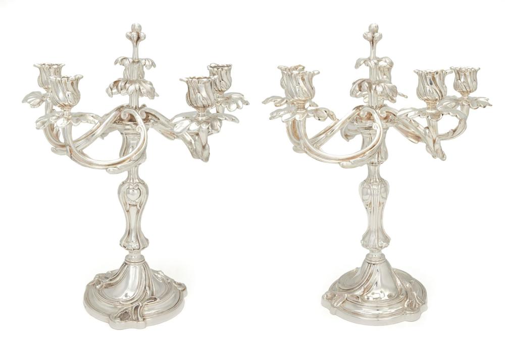 A PAIR OF CHRISTOFLE "TRIANON"