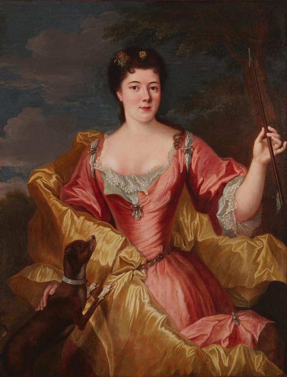 PORTRAIT OF A LADY WITH DIANA ATTRIBUTESPortrait