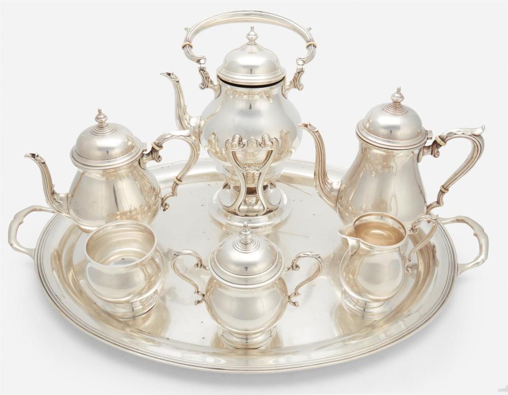 A M. FRED HIRSCH STERLING SILVER TEA